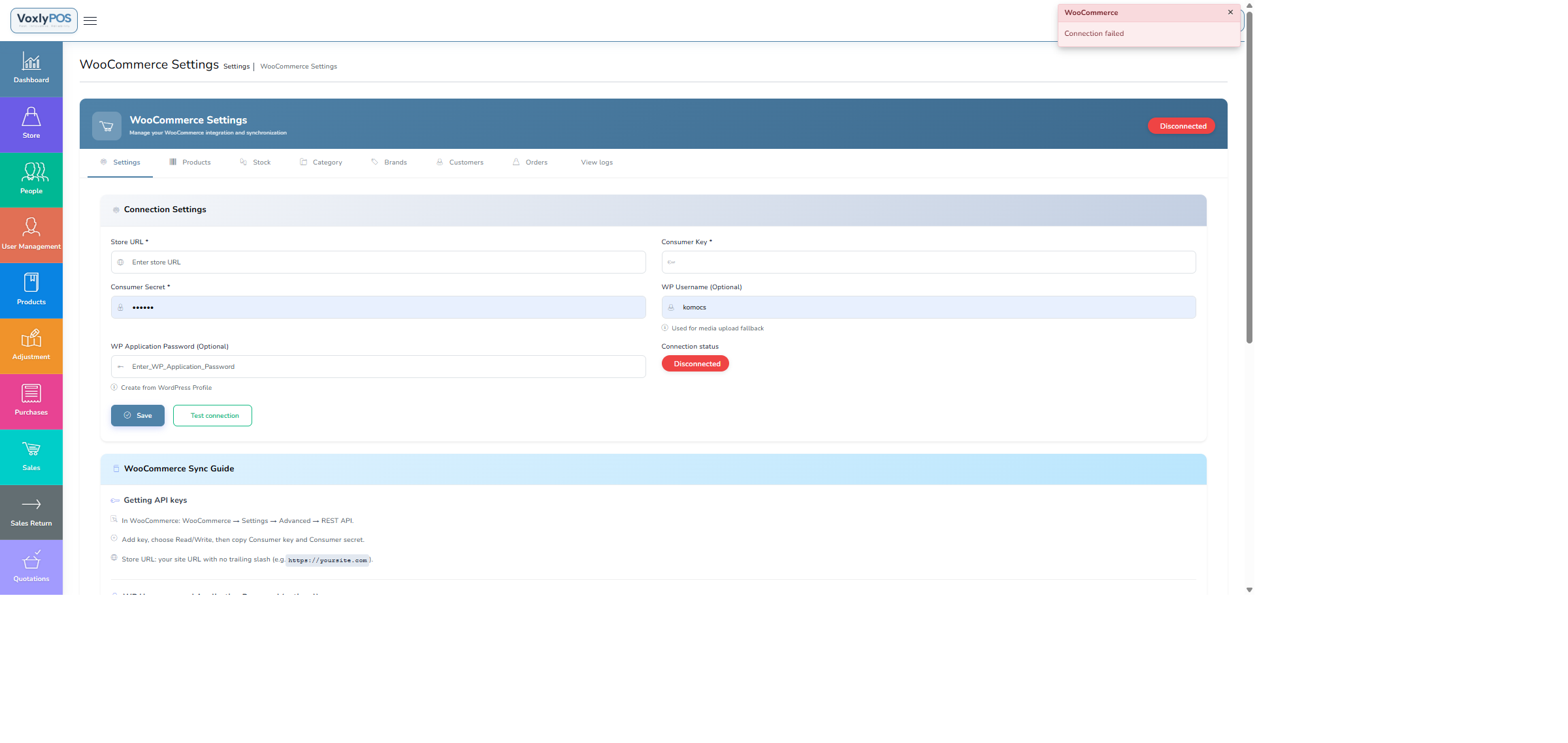 WooCommerce Integration